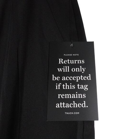 Tuckernuck Women's Black Duncan Dress Pants Size XXXL Pleated Front 2302-28 - Picture 5 of 11